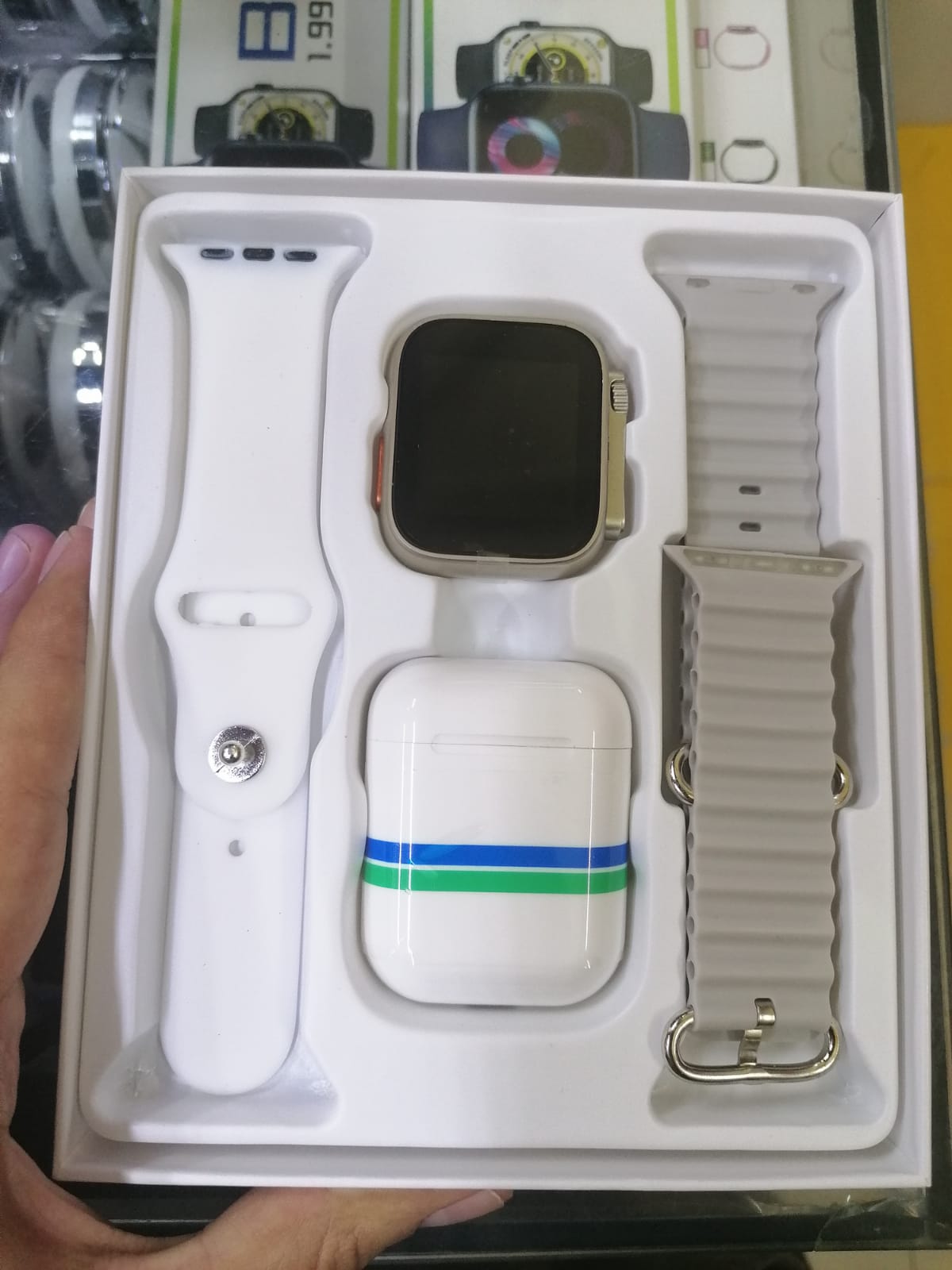 Smart Watch W26 Pro Max + Airpods